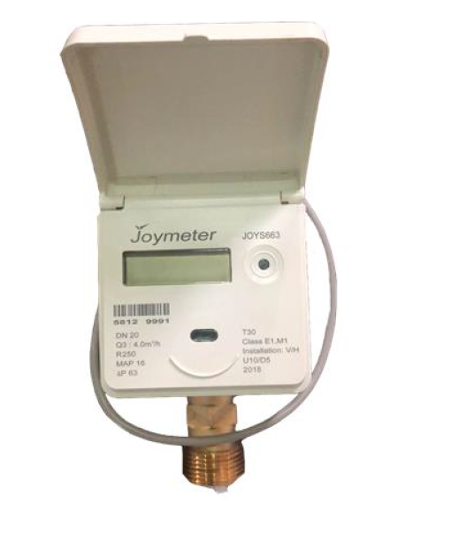 Ultrasonic water meter brass